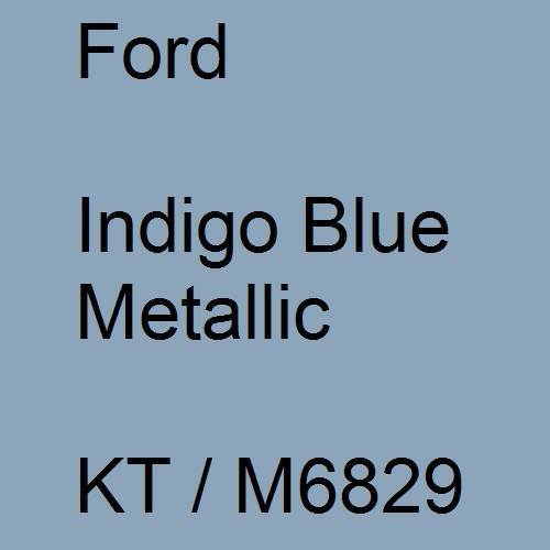 Ford, Indigo Blue Metallic, KT / M6829.